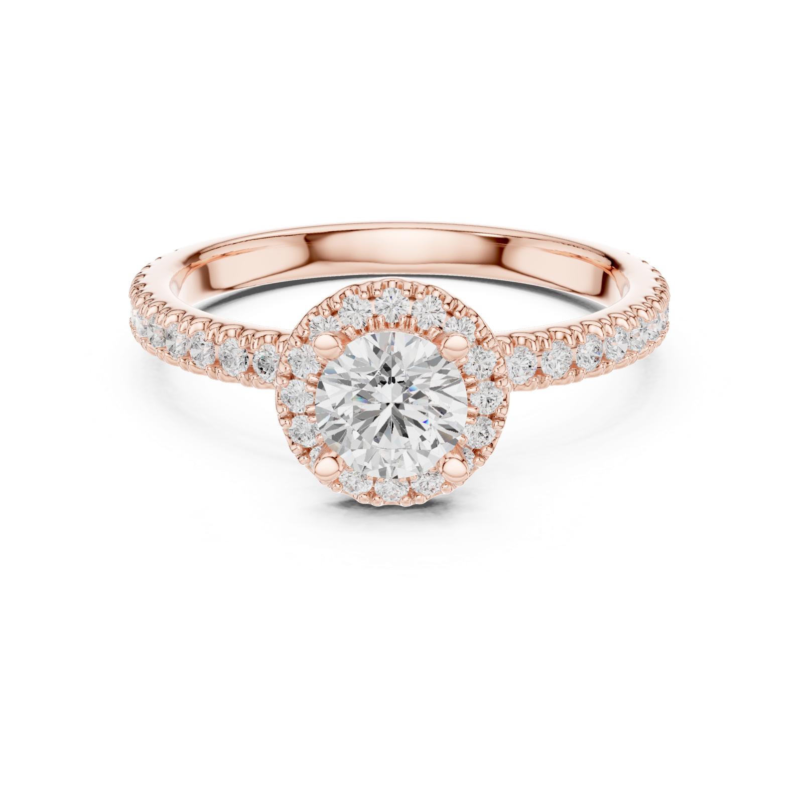 Gold Ring LR-0241, Rose Gold