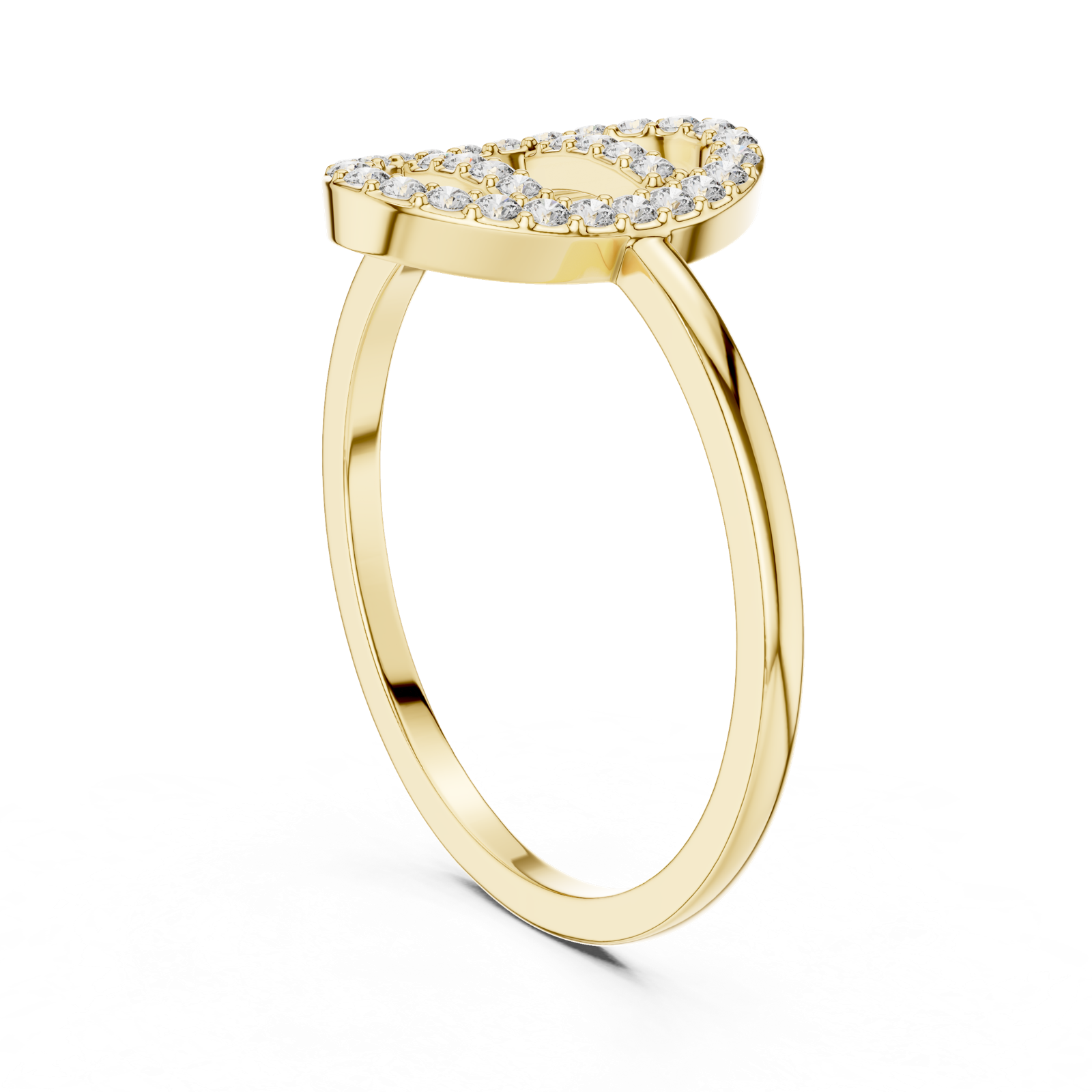 Gold Ring DR-6316, Yellow Gold