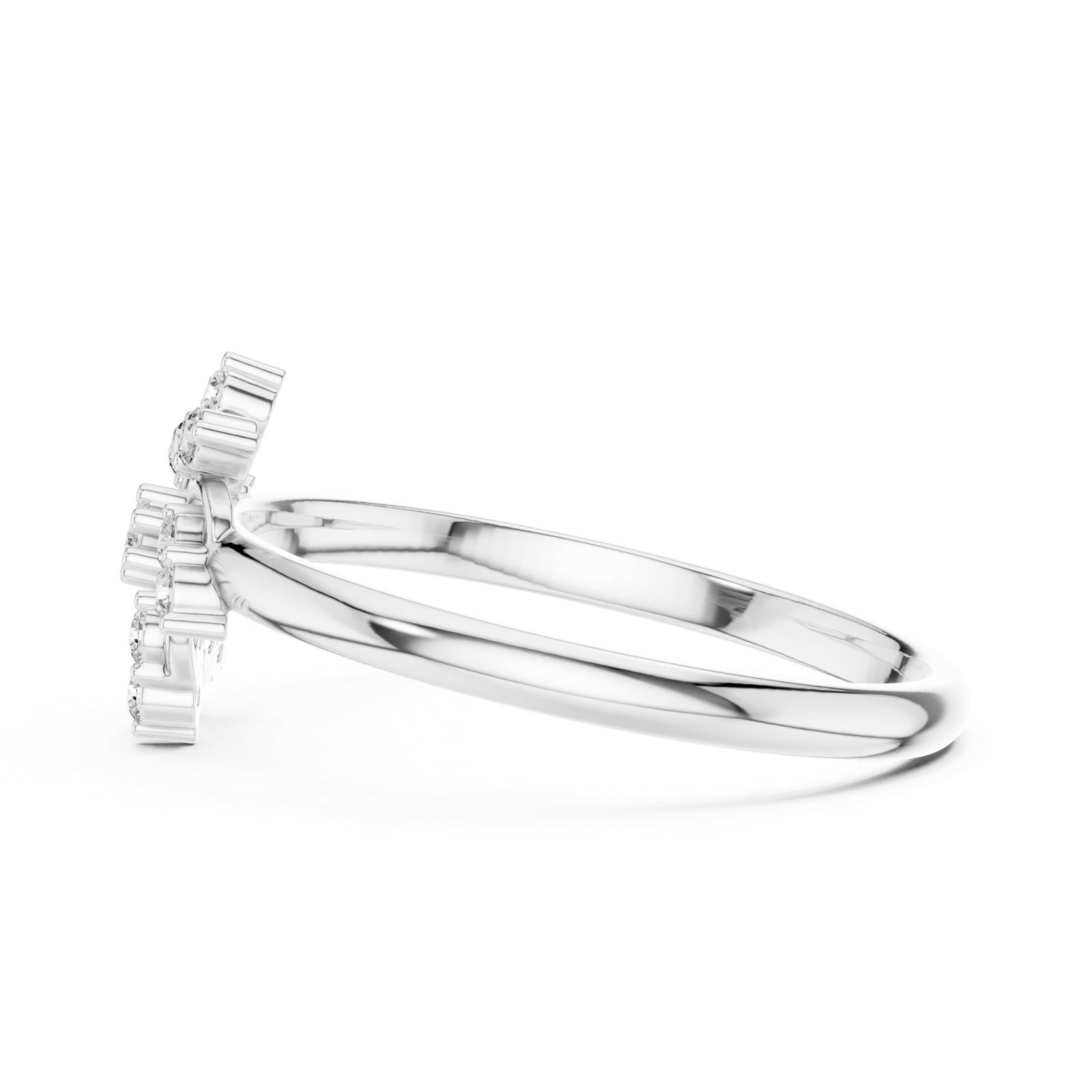 Gold Ring 1 (443), White Gold, view 3