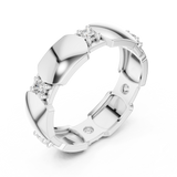 Gold Ring L22-R3, White Gold, view 2