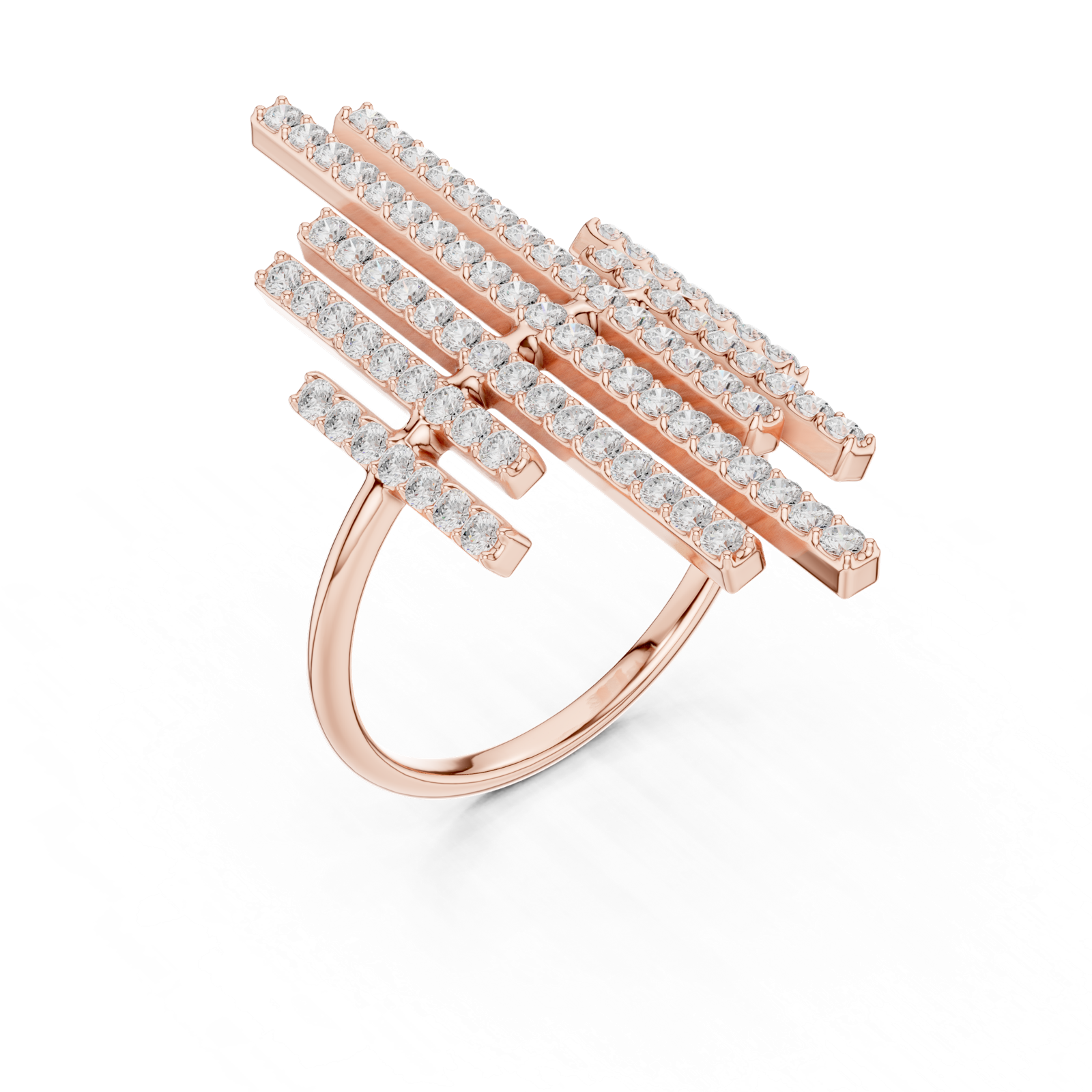 Gold Ring SBWR(38), Rose Gold, view 2