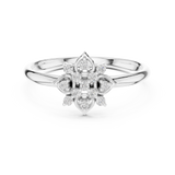 Gold Ring 1 (431), White Gold, view 4