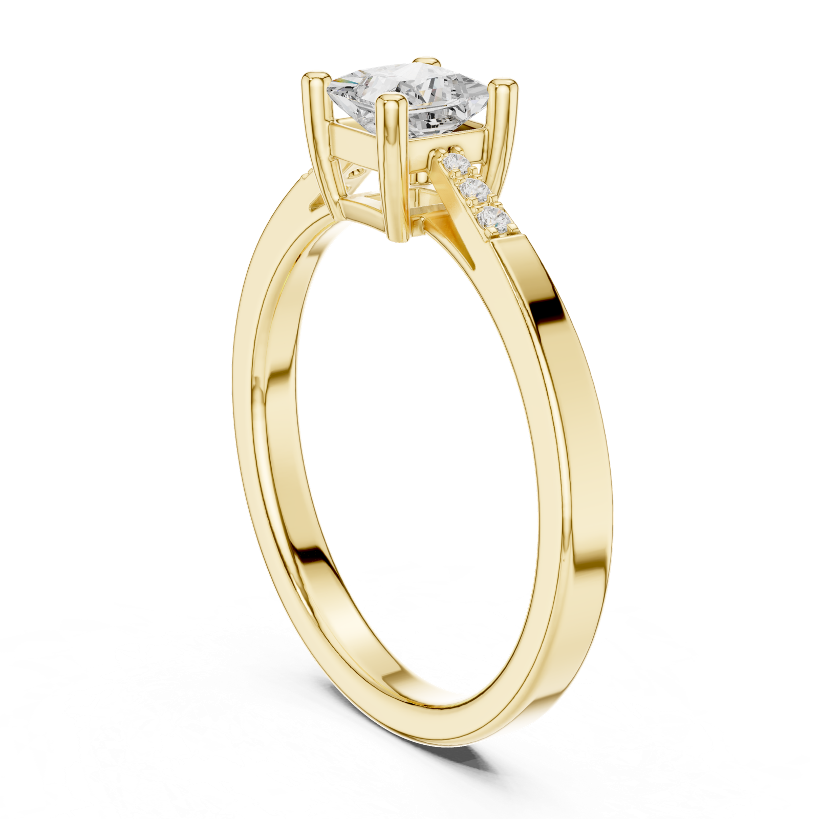Gold Ring DDLR-491, Yellow Gold