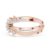 Gold Ring 12-10020@L, Rose Gold, view 3