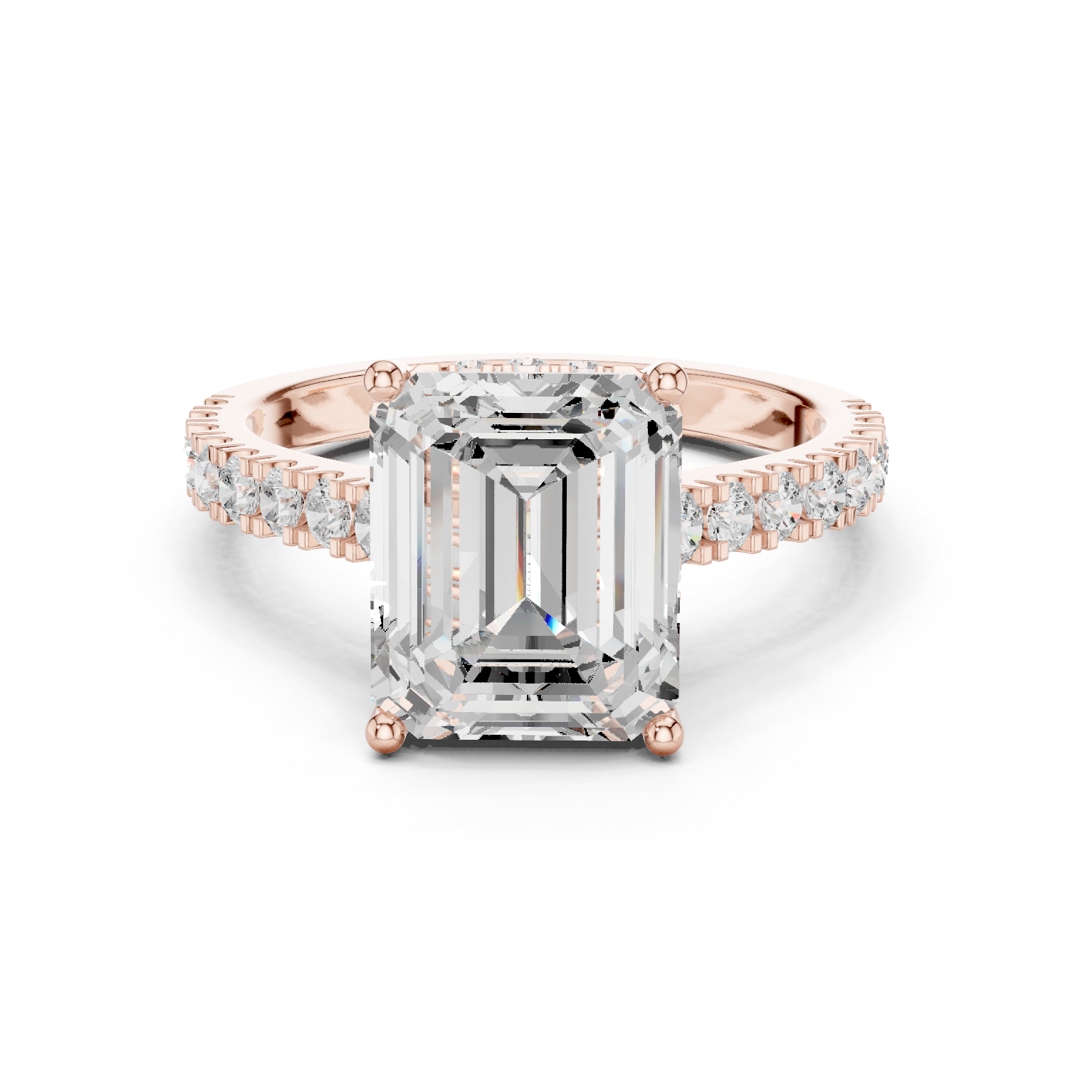 Gold Ring DDLR-773, Rose Gold