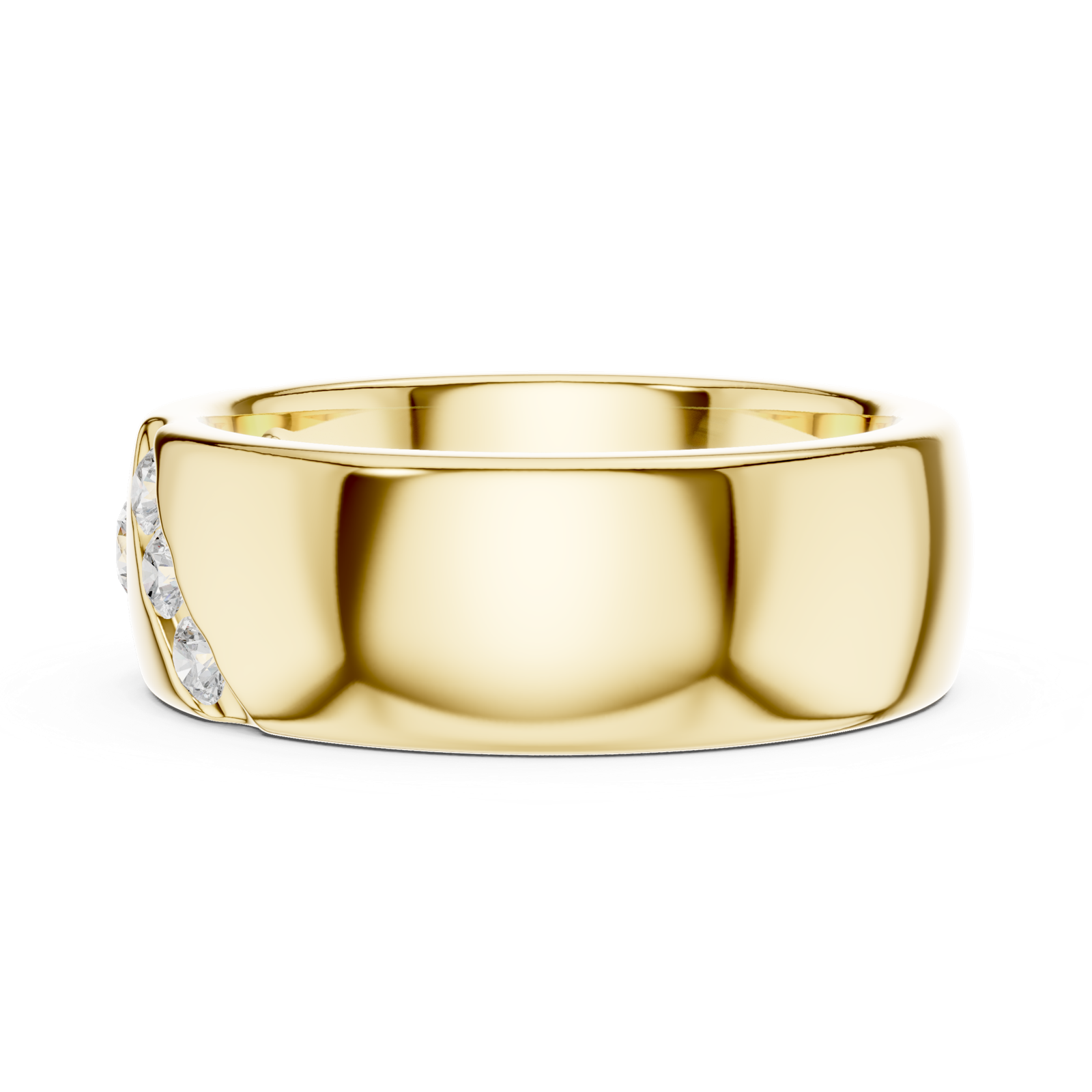 Gold Ring DDLR-426, Yellow Gold, view 3