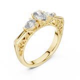 Gold Ring LR-0031, Yellow Gold, view 2