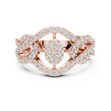 Gold Pendant 9-10062L, Rose Gold