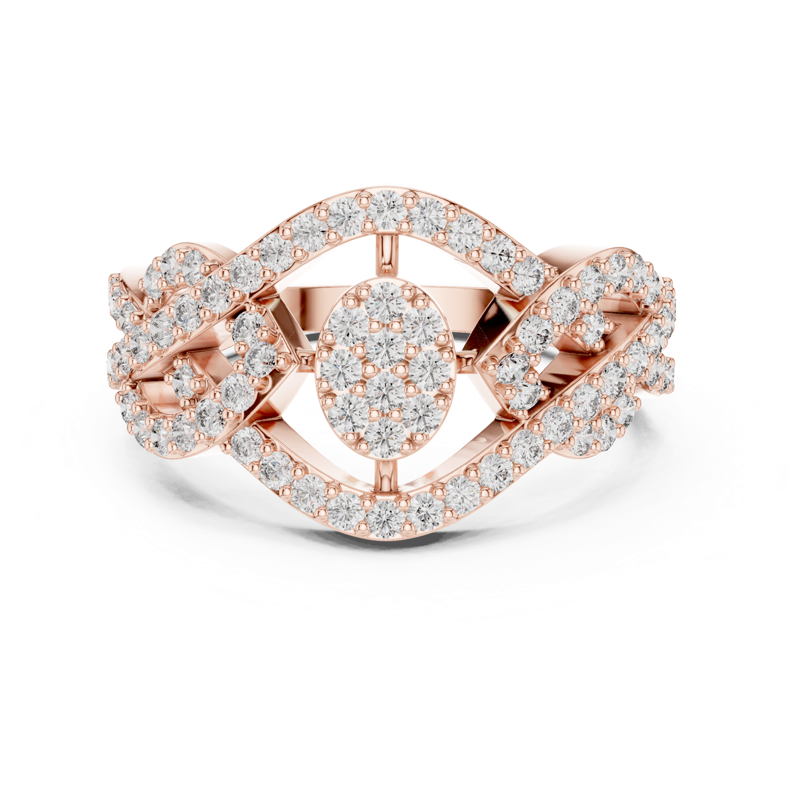 Gold Pendant 9-10062L, Rose Gold