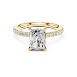 Gold Ring DDLR-1015, Yellow Gold, view 4