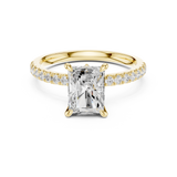 Gold Ring DDLR-1015, Yellow Gold, view 4