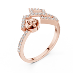 Gold Ring LR-01 (58), Rose Gold, view 2
