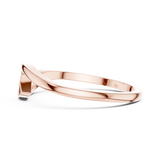 Gold Ring DDLR-811, Rose Gold, view 3