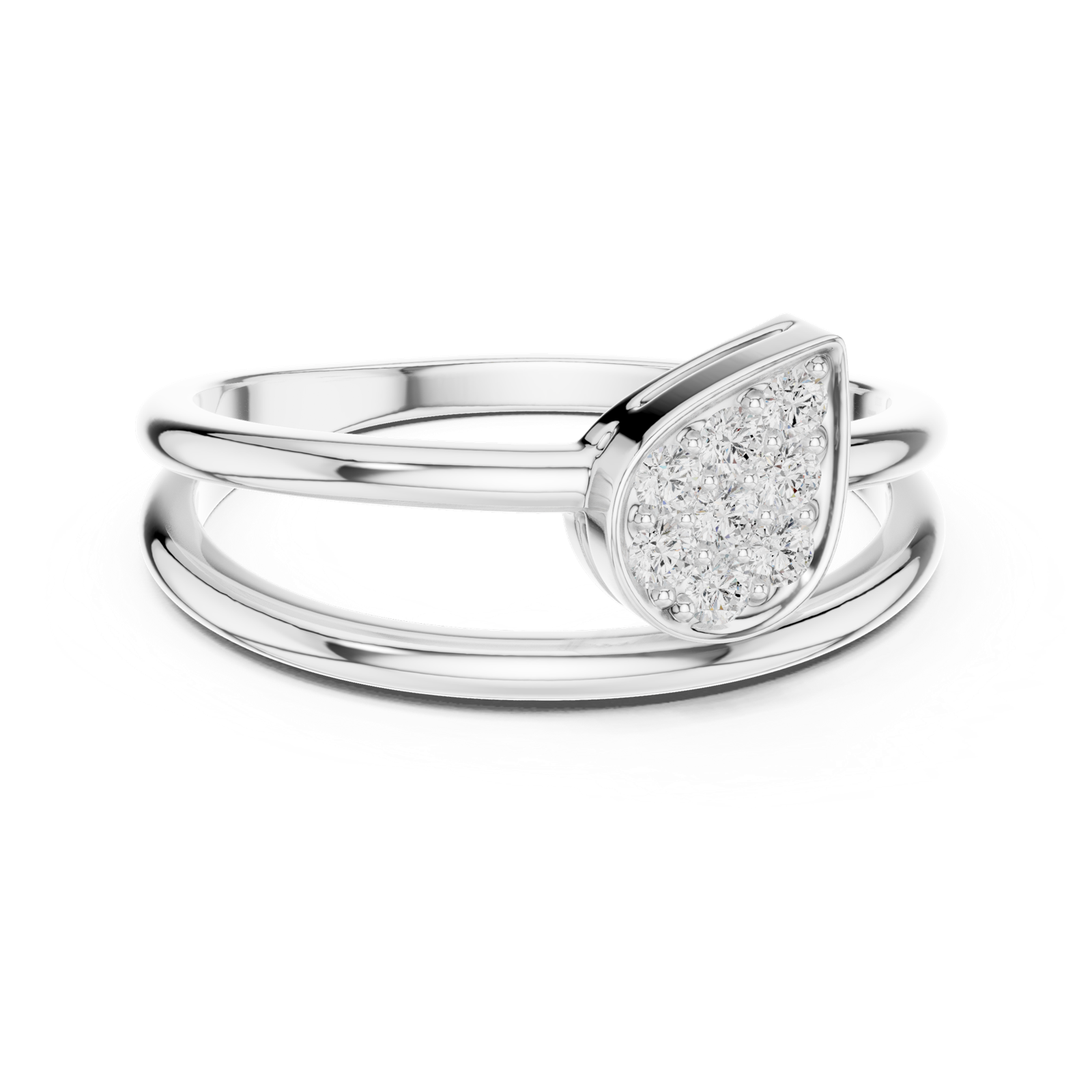 Gold Ring SBWR(63), White Gold, view 4
