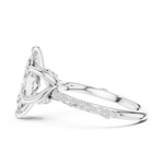 Gold Ring DDLR-964, White Gold, view 3