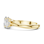Gold Ring DDLR-1053, Yellow Gold, view 3