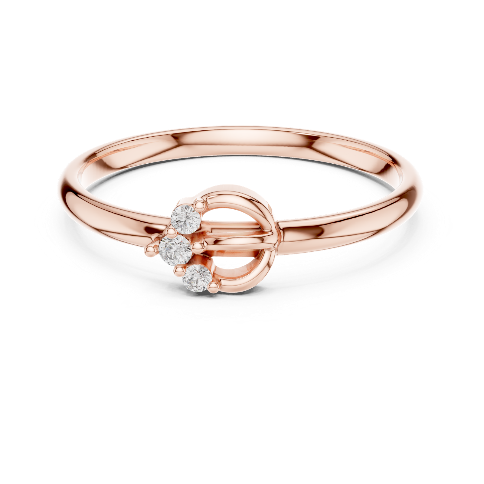 Gold Ring 1 (383), Rose Gold