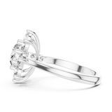 Gold Ring AGDLR-273, White Gold, view 3
