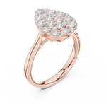 Gold Ring DDLR-784, Rose Gold, view 2