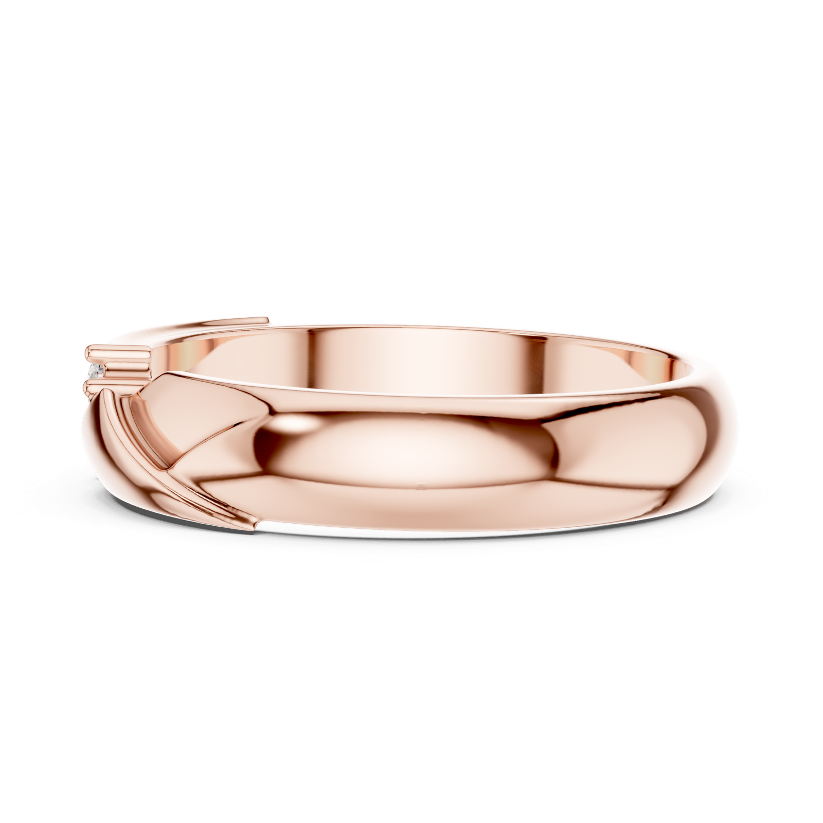 Gold Ring SBMR(19), Rose Gold, view 3
