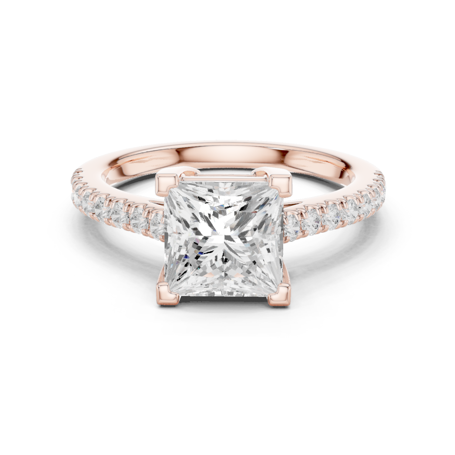 Gold Ring DDLR-880, Rose Gold