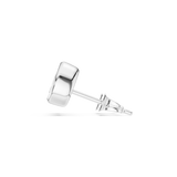 Gold Jewelry DDER-001, Pear center stone, White Gold, view 3