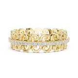 Gold Ring R34, Yellow Gold, view 3