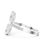 Gold Ring ALR-71, White Gold, view 3