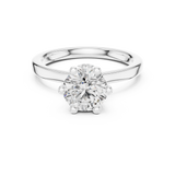 Gold Ring DDLR-176, White Gold, view 4