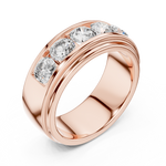 Gold Ring L03-1176, Rose Gold, view 2