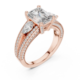 Gold Ring DDLR-046, Rose Gold, view 2