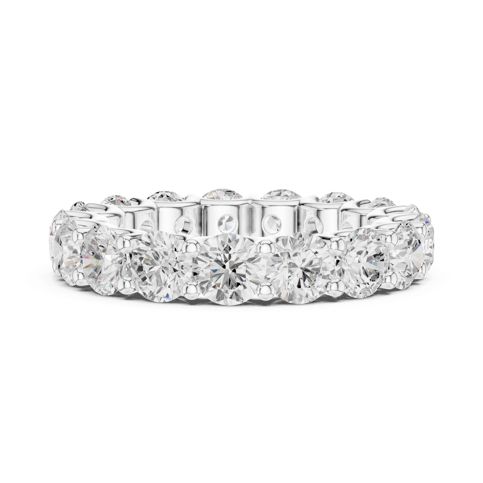 Gold Ring DDLR-659, White Gold, view 3