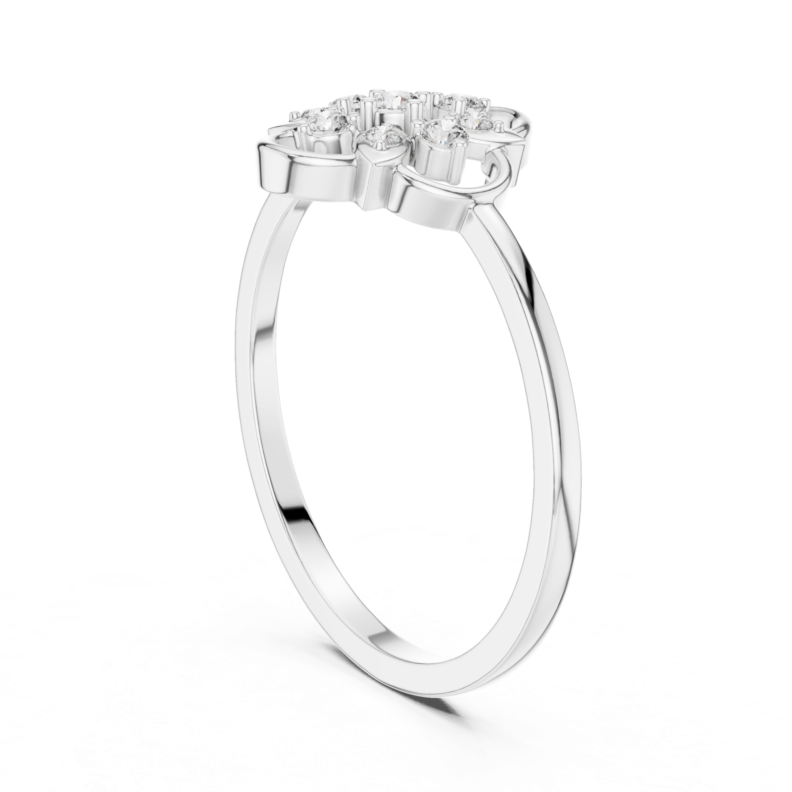 Gold Ring DR-6280, White Gold