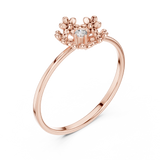 Gold Ring 1 (229), Rose Gold, view 2
