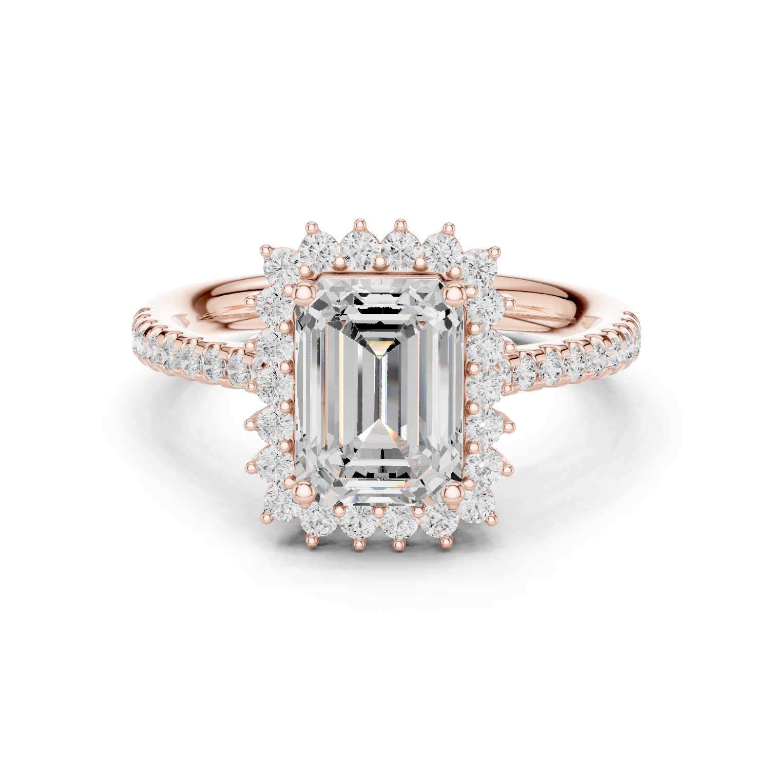 Gold Ring DDLR-731, Rose Gold