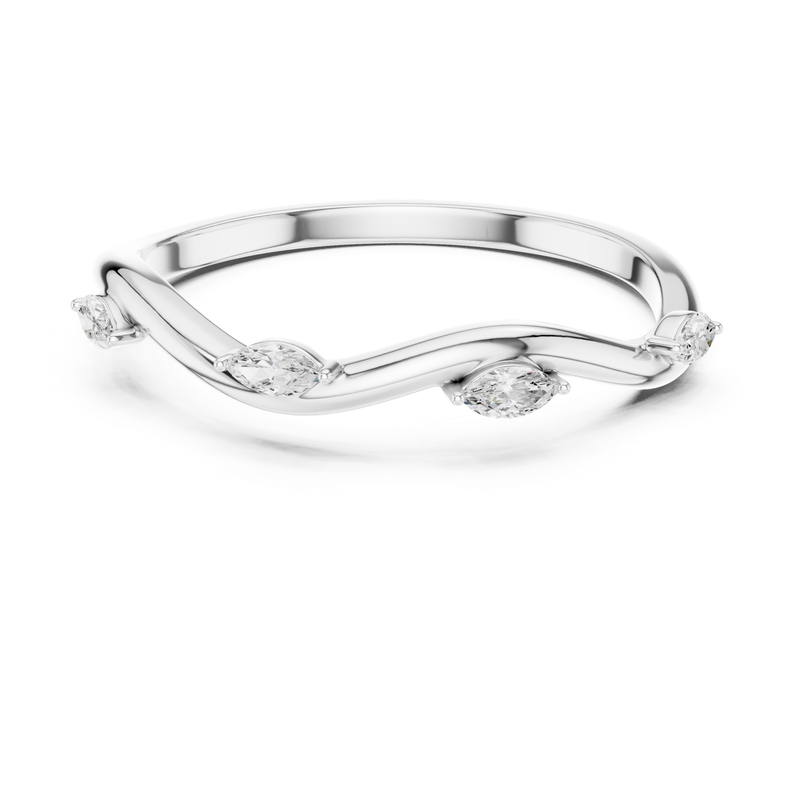 Gold Ring SBWR(3), White Gold, view 4