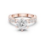 Gold Ring DDLR-751, Rose Gold