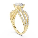 Gold Ring DDLR-676, Yellow Gold, view 1