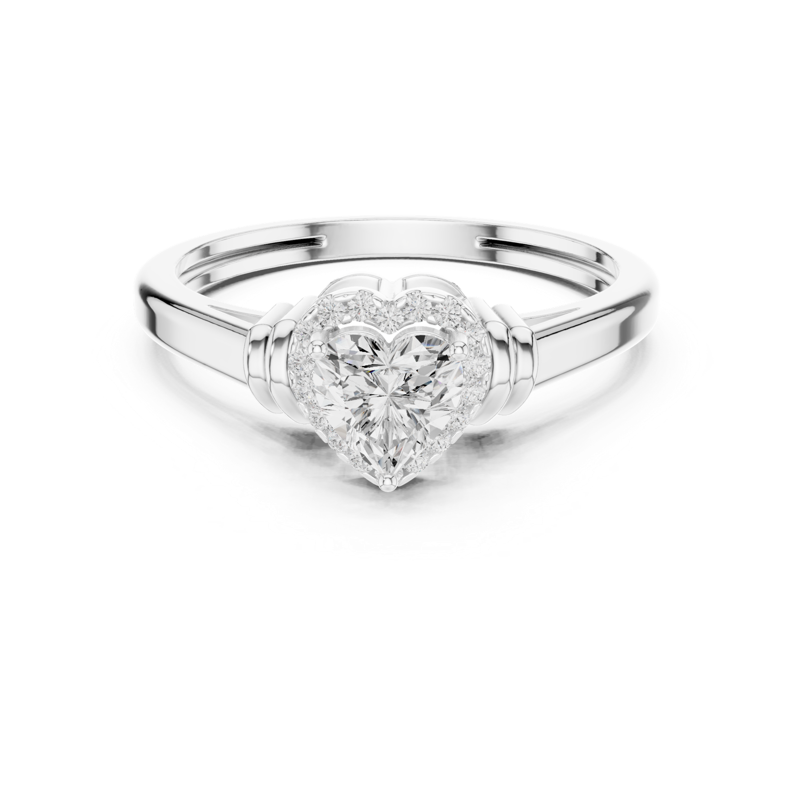 Gold Ring DDLR-399, White Gold, view 4