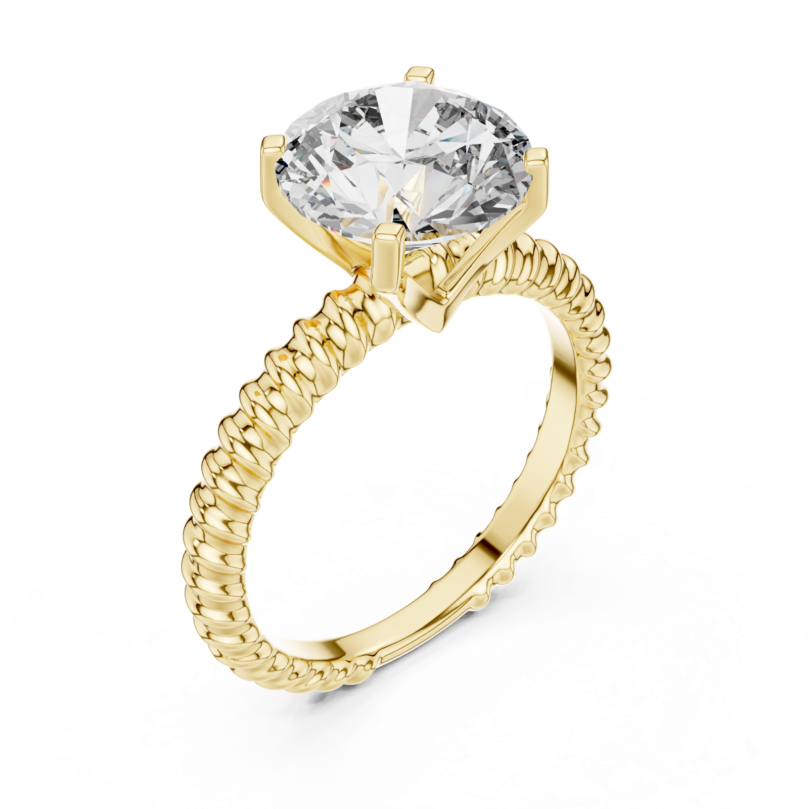 Gold Ring LR-0026, Yellow Gold, view 2