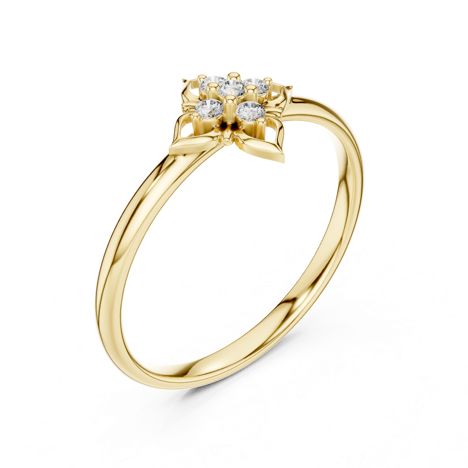 Gold Ring 1 (404), Yellow Gold, view 2
