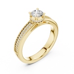 Gold Ring LR-0321, Yellow Gold, view 2