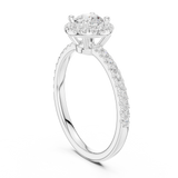 Gold Ring LR-0220, White Gold