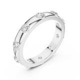 Gold Ring DDLR-352, White Gold, view 2