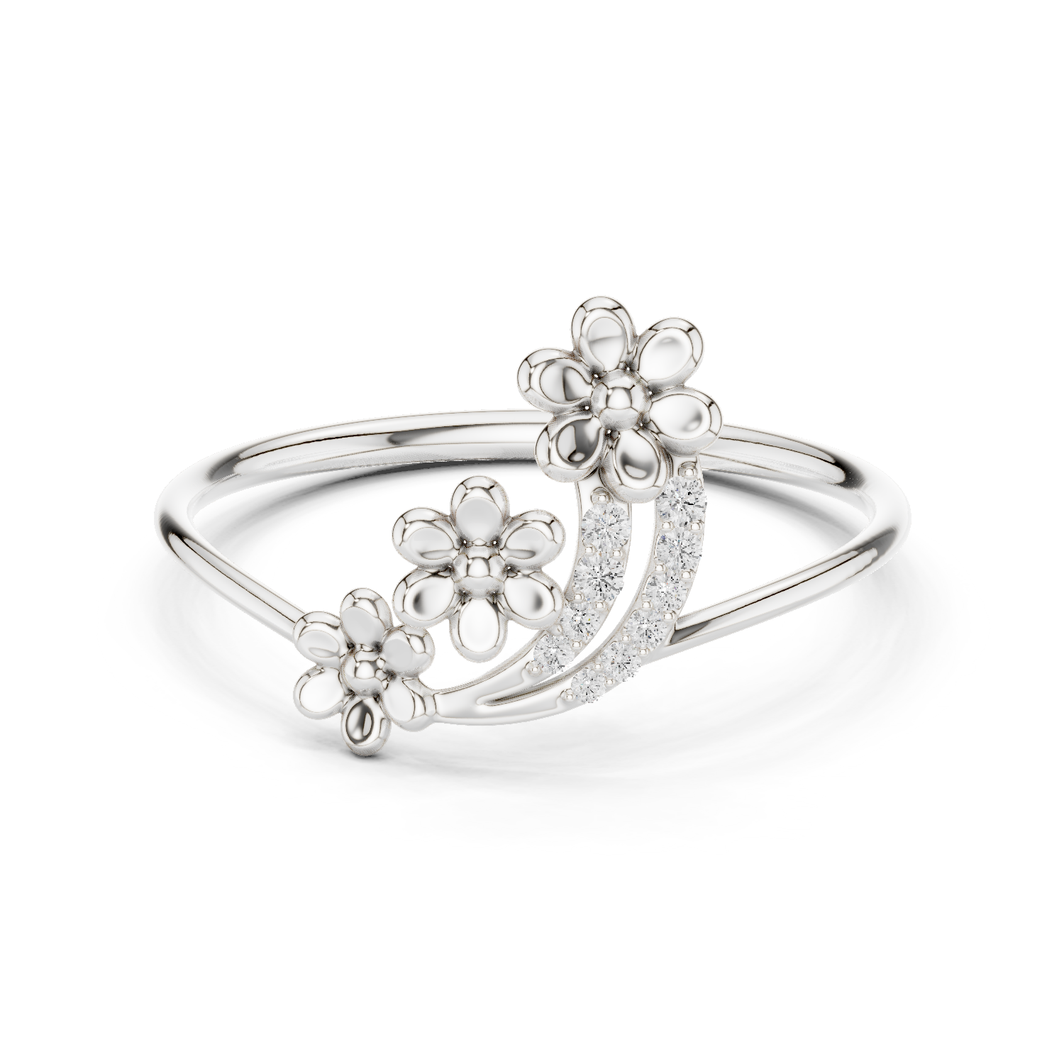 Gold Ring 1 (110), White Gold
