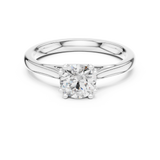 Gold Ring DDLR-550, White Gold, view 4