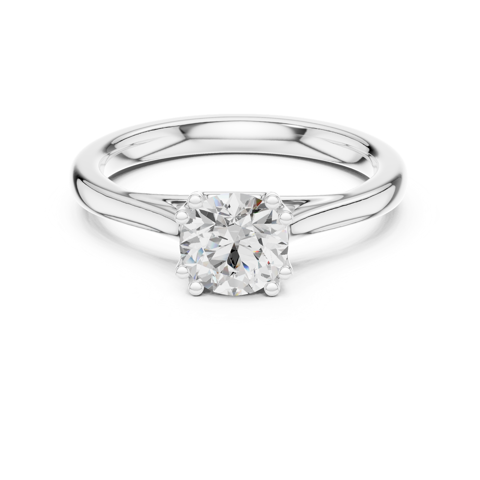 Gold Ring DDLR-550, White Gold, view 4