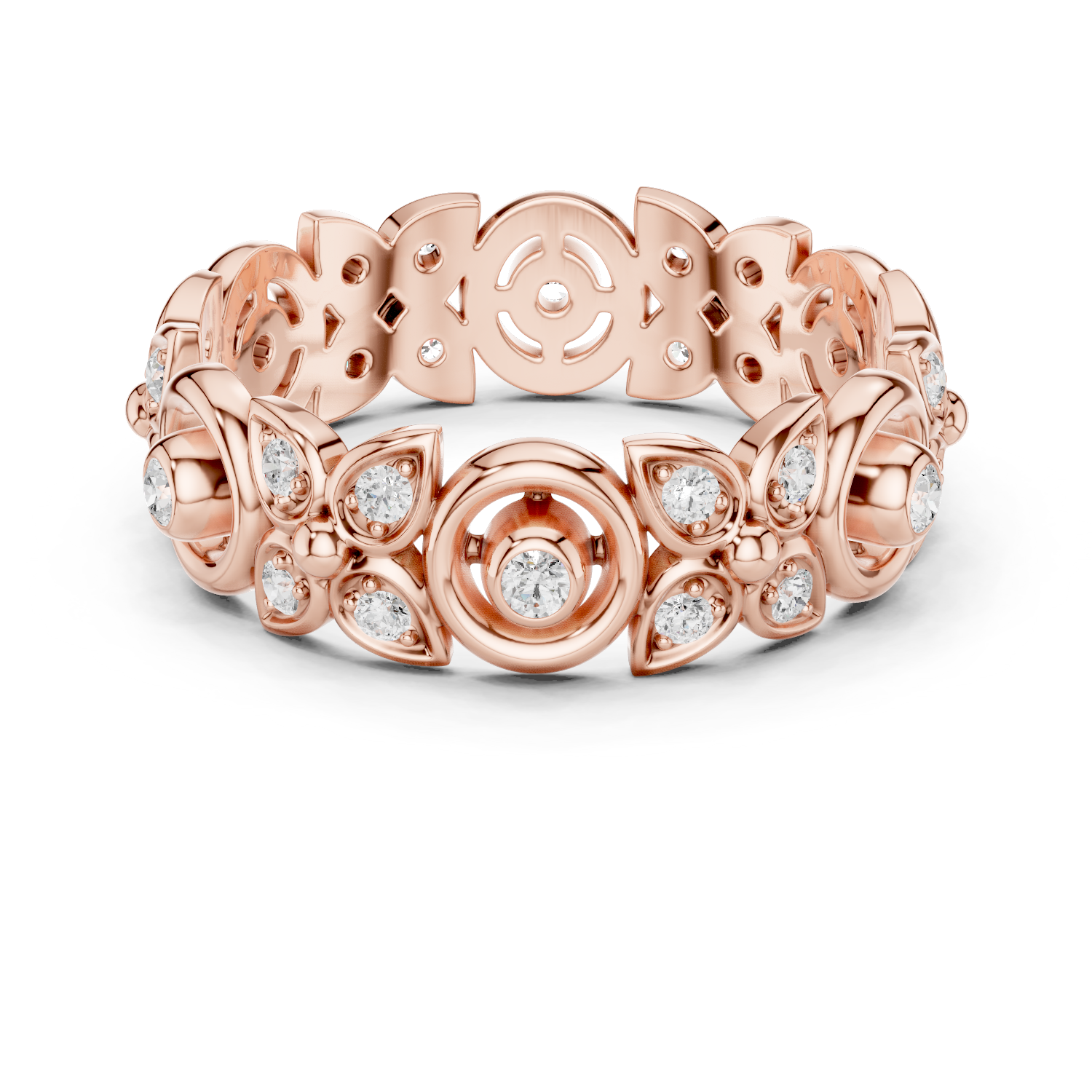 Gold Ring R36, Rose Gold