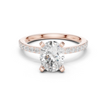 Gold Ring DDLR-888, Rose Gold