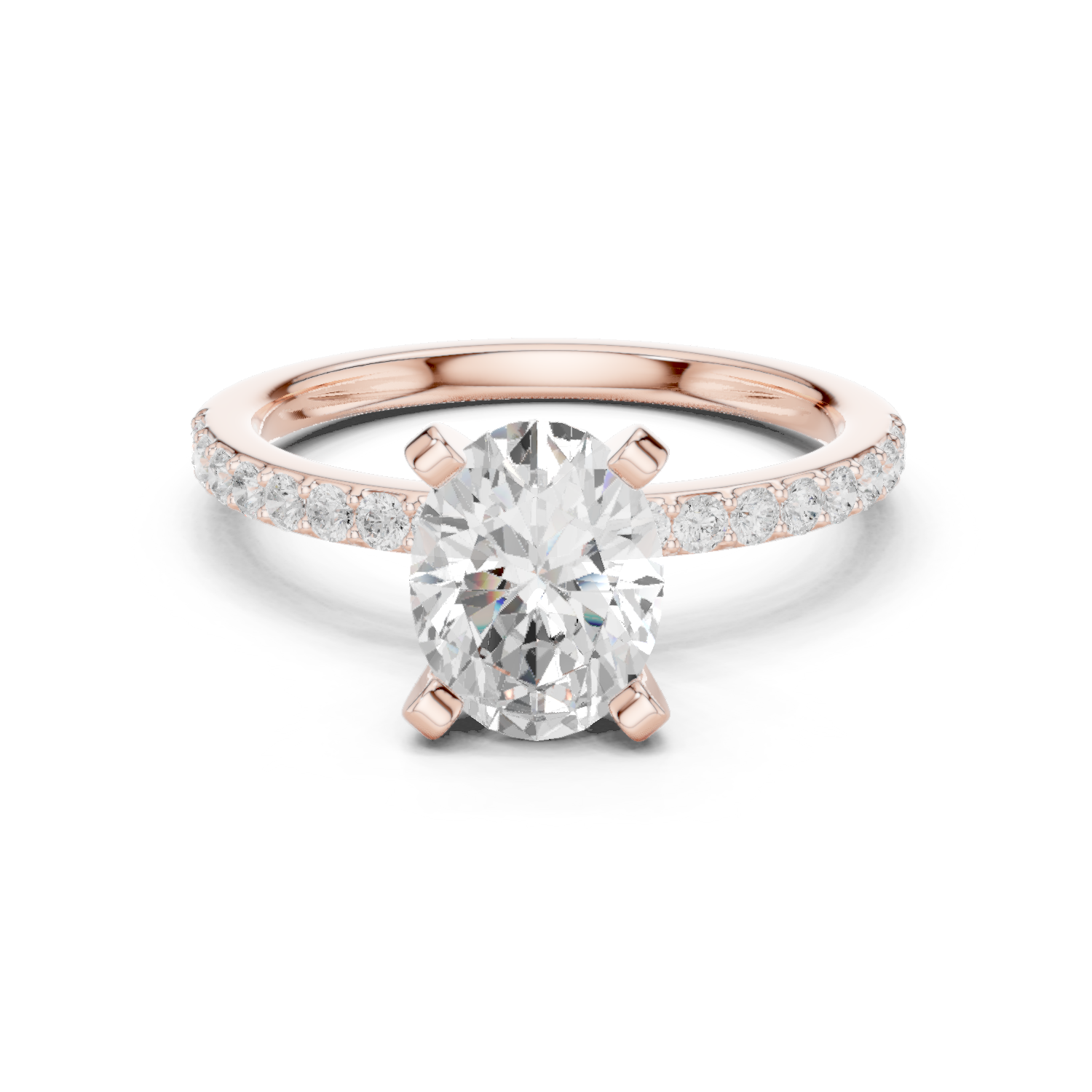 Gold Ring DDLR-888, Rose Gold